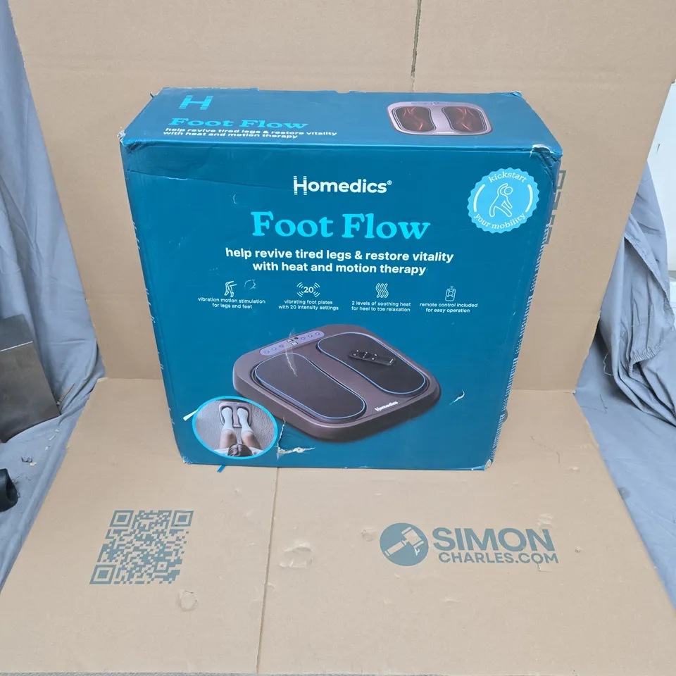 BOXED HOMEDICS PSL-2000H-EB FOOT FLOW VIBRATING MASSAGER