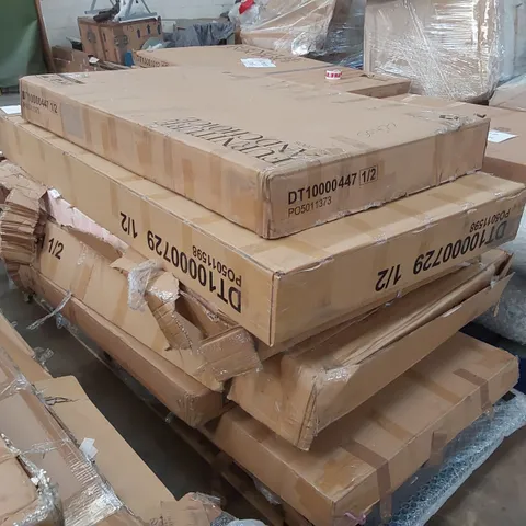 PALLET OF ASSORTED INCOMPLETE FURNITURE PARTS AND PIECES