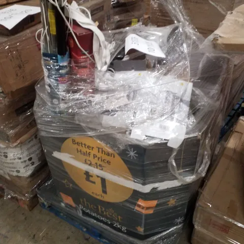 PALLET CONTAINING ASSORTED PRODUCTS INCLUDING 4 ARM ROTARY AIRER, ELECTRIC BLANKET & DIGITAL AIR FRYER