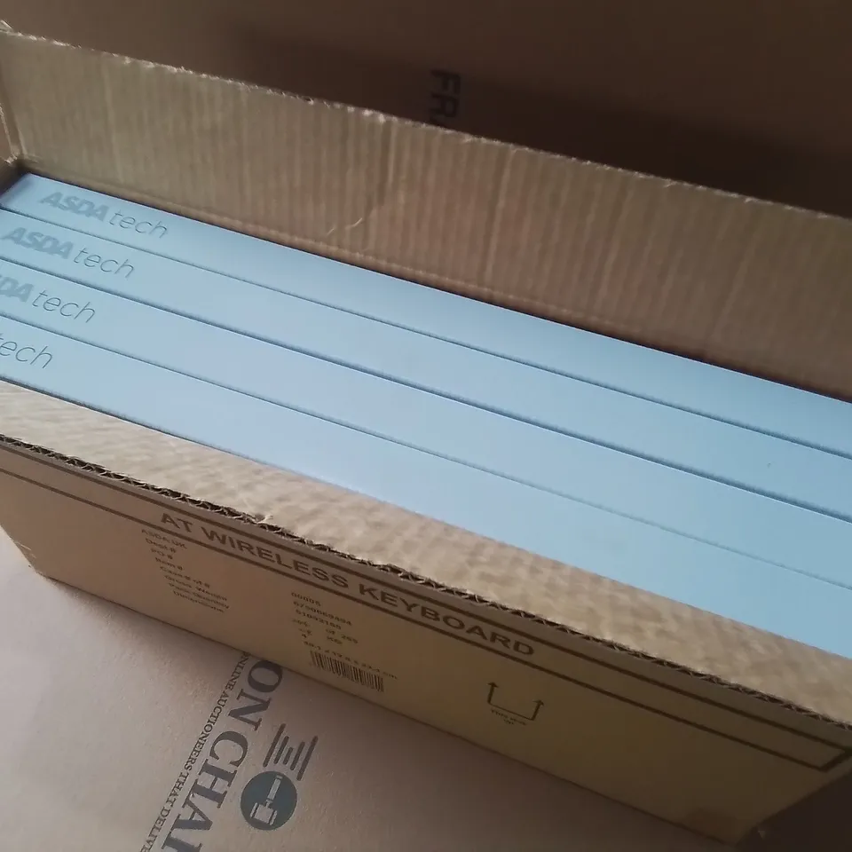 LOT OF 5 4-PACK BOXES OF BRAND NEW WIRELESS KEYBOARDS