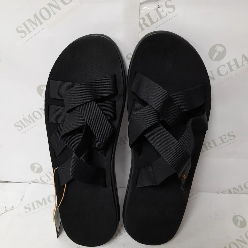 TEVA MENS SLIDE FOAM SOLE SLIPPER IN BLACK SIZE 13