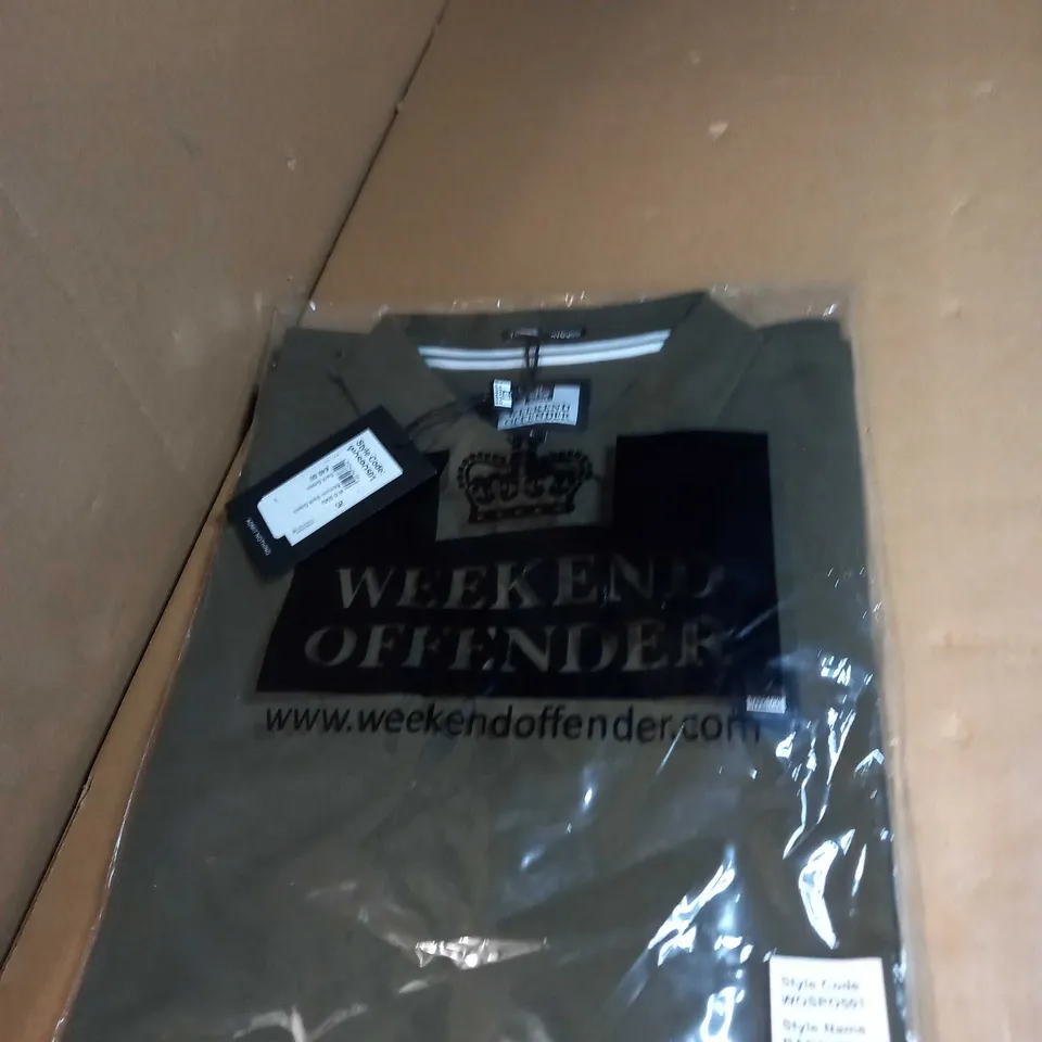 WEEKEND OFFENDER POLO SHIRT SIZE L