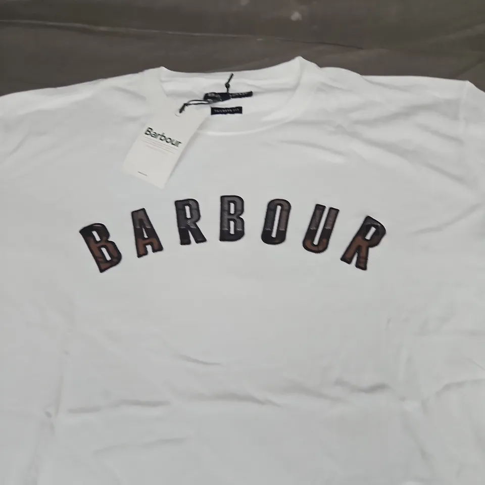 BARBOUR SLOGAN CASUAL TEE - SIZE XXL