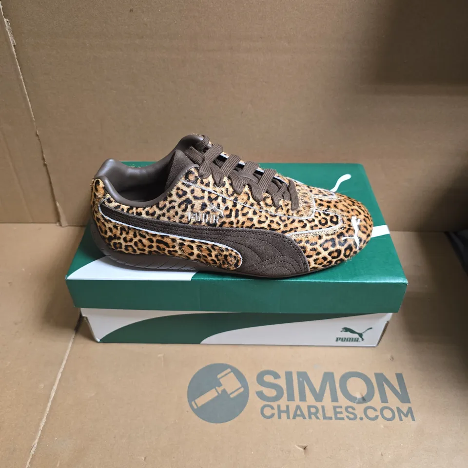 PUMA WOMEN’S LEOPARD PRINT TRAINERS – UK5 (EU 38)