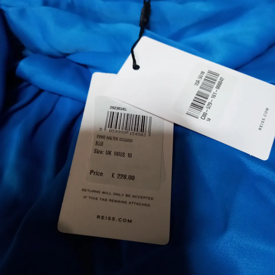 REISS EVVIE HALTER OCCASSIONAL DRESS SIZE 14