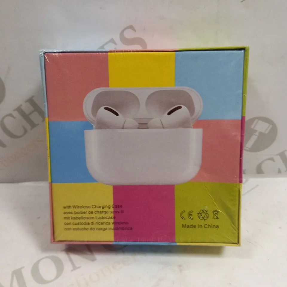 BOXED AND SEALED LIGHT BLUE TRADING TRUE WIRELESS EAR PHONES