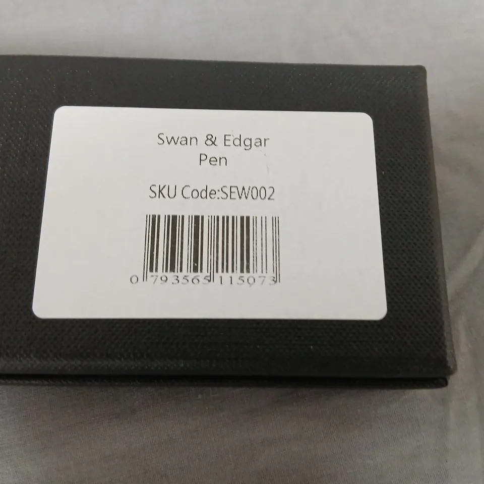 SWAN & EDGAR PEN IN BLACK PRESENTATION BOX 