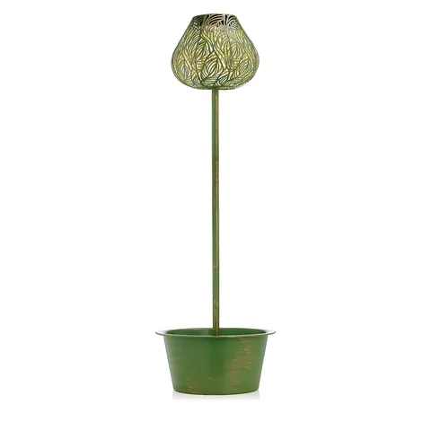 GARDEN REFLECTIONS PLANTER AND SOLAR LIGHT