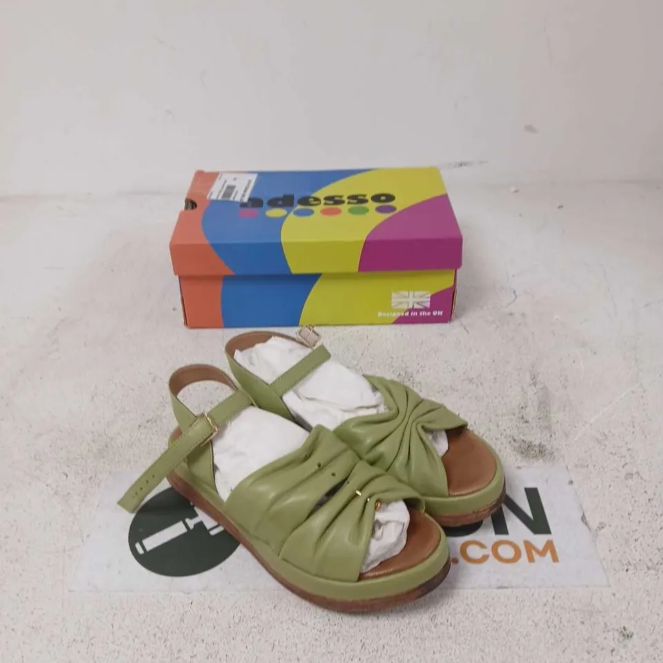 ADESSO WOMEN'S GREEN SANDALS UK 5