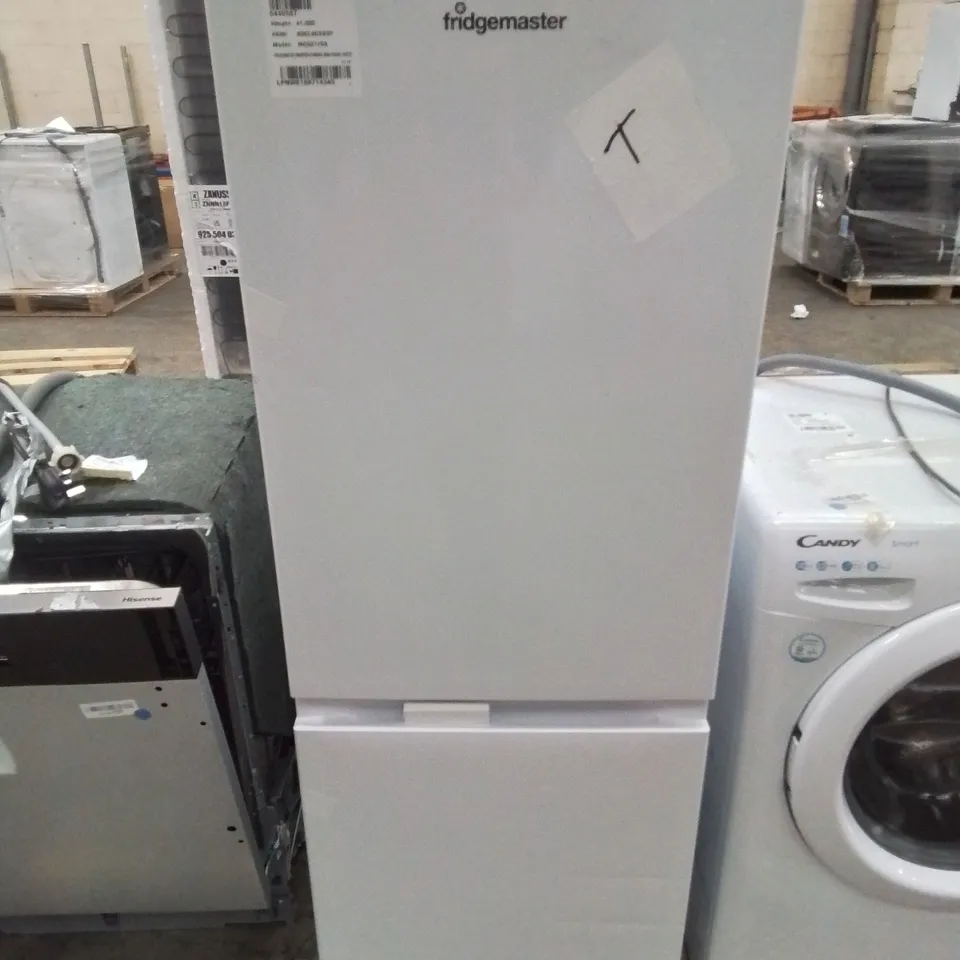 FRIDGEMASTER 50cm FREESTANDING 60/40 FRIDGE FREEZER IN WHITE, MODEL: MC50175A