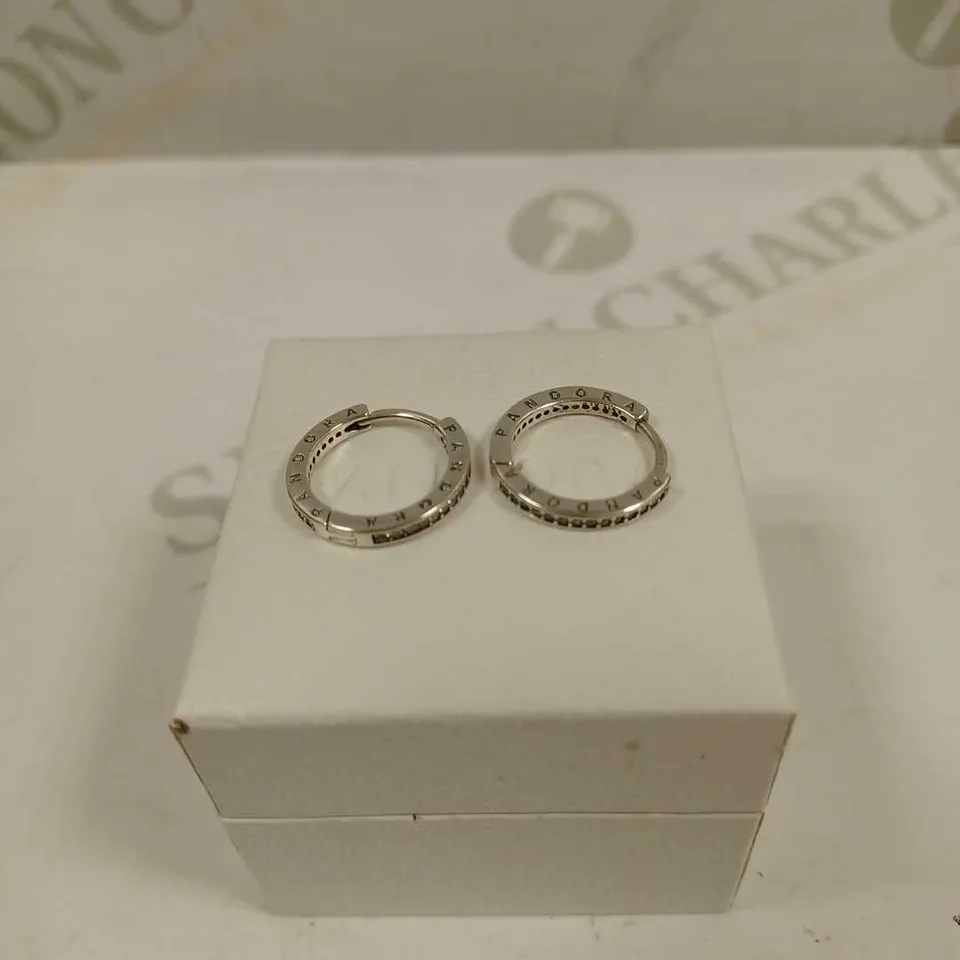 PANDORA WOMEN'S PAIR OF EARRINGS - SILVER 