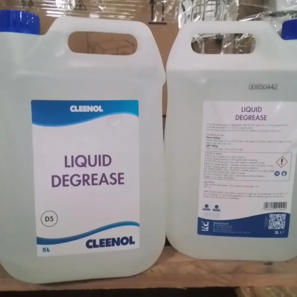 CLEENOL LIQUID DEGREASE 5LX2 3 BOXES
