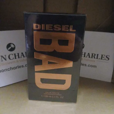 BOXED AND SEALED DIESEL BAD EAU DE TOILETTE 100ML