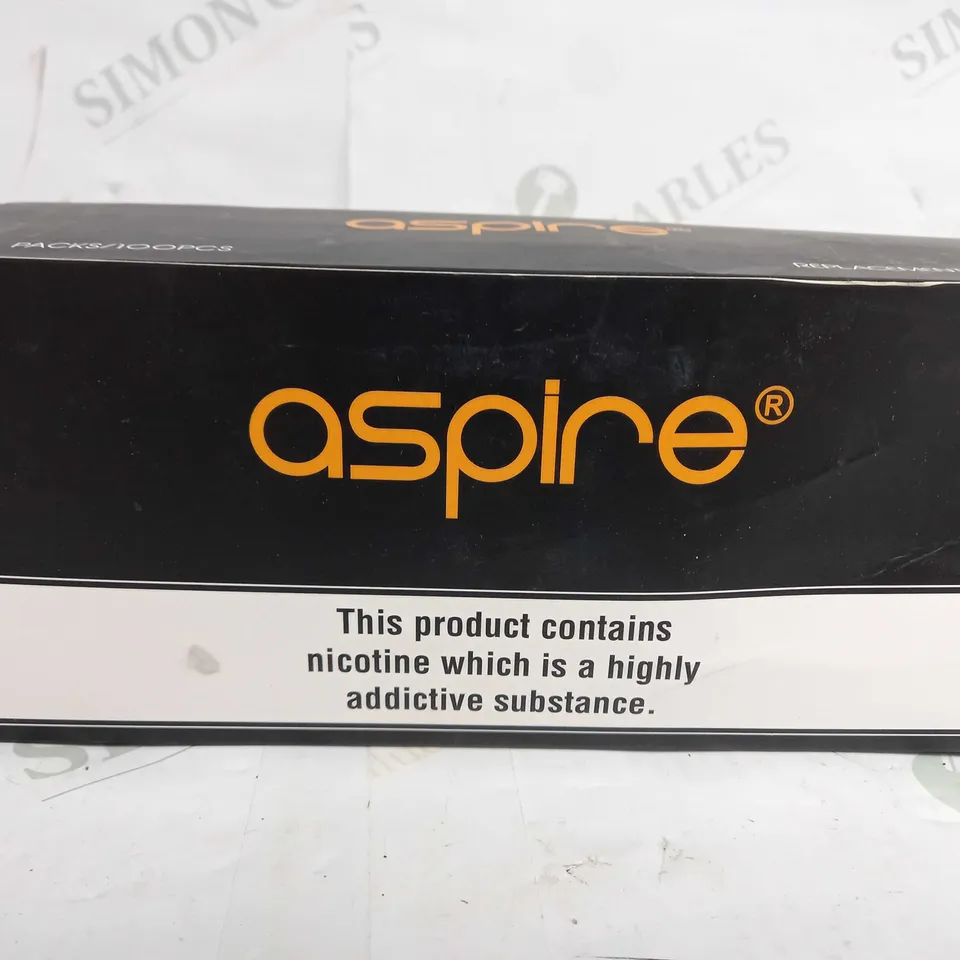 BOX OF APPROX 100 ASPIRE REPLACEMENT ATOMIZER 