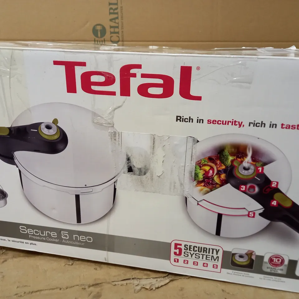 TEFAL SECURE 5 NEO STAINLESS STEEL PRESSURE COOKER