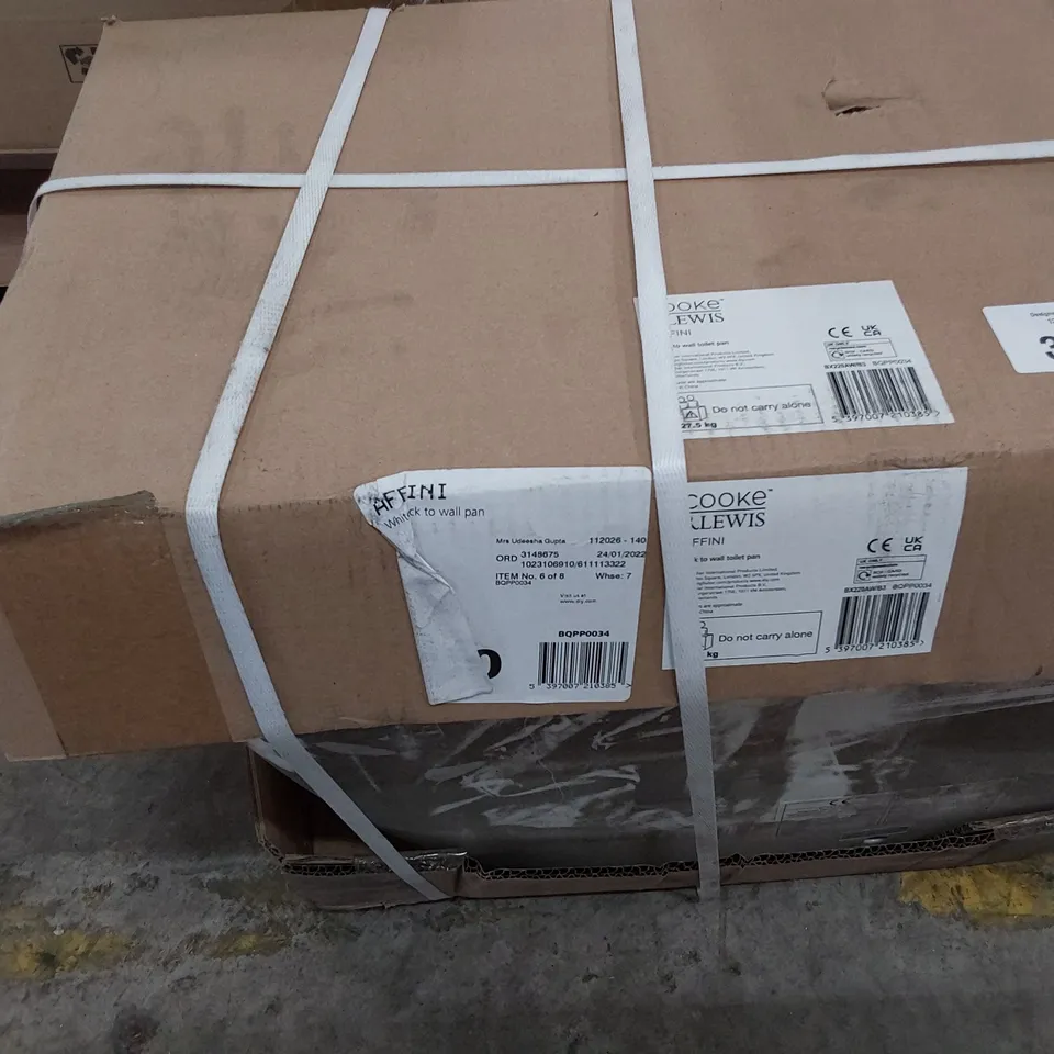 COOKE & LEWIS AFFINI WHITE BACK TO WALL WC BOWL