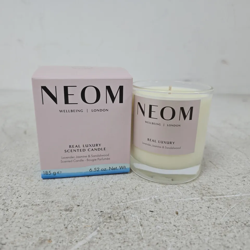 BOXED NEOM REAL LUXURY SCENTED CANDLE (185G)