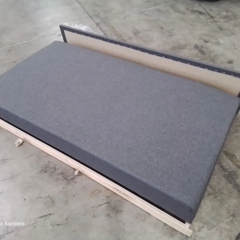 GREY FABRIC CHAISE STORAGE SLEEPER SOFA PARTS