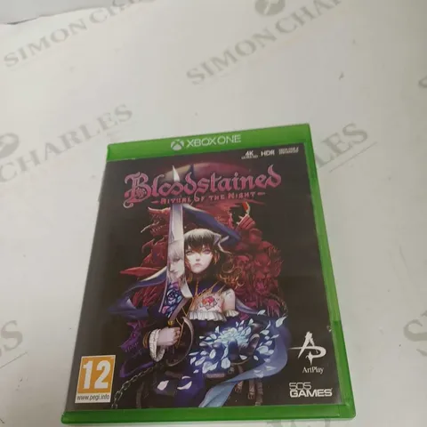 XBOX ONE BLOODSTAINES RITUAL OF THE NIGHT