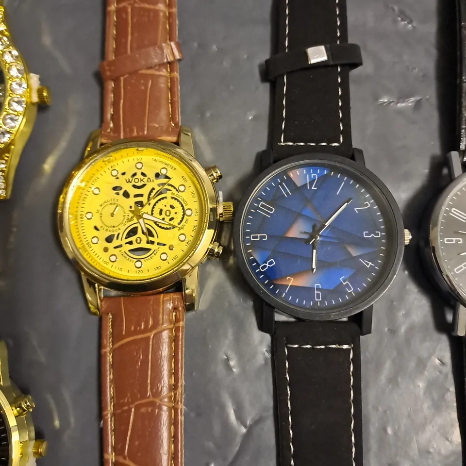 LOT OF 6 ASSORTED FASHION WATCHES