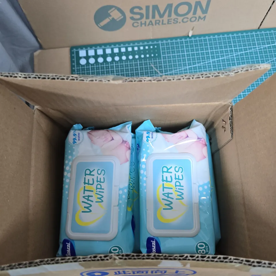 WATER WIPES BABY WIPES – 80 WIPES PER PACK BOX OF 7 PACKS 