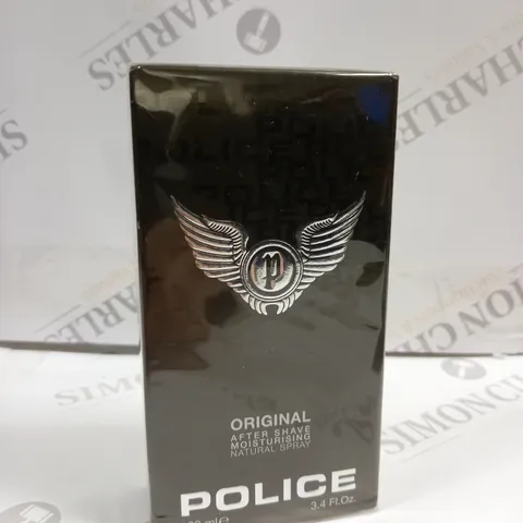 BOXED POLICE ORIGINAL AFTER SHAVE MOISTURISING NATURAL SPRAY 100ML