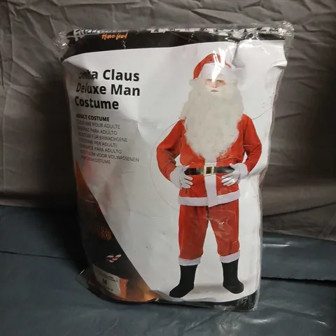 SANTA CLAUS DELUXE MAN COSTUME – ADULT FANCY DRESS (IN PACKAGING)