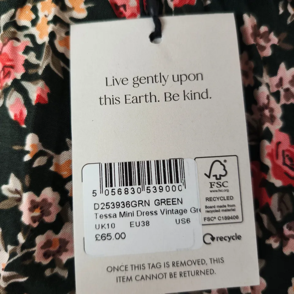 NOBODY'S CHILD TESSA MINI DRESS – UK 10