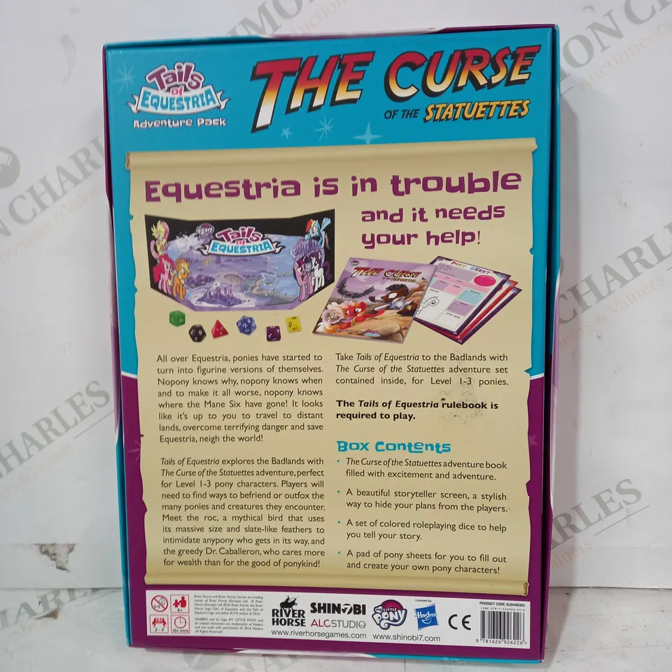 HASBRO MY LITTLE PONY THE CURSE OF THE STATUETTES - ADVENTURE PACK FOR TALES OF EQUESTRIA