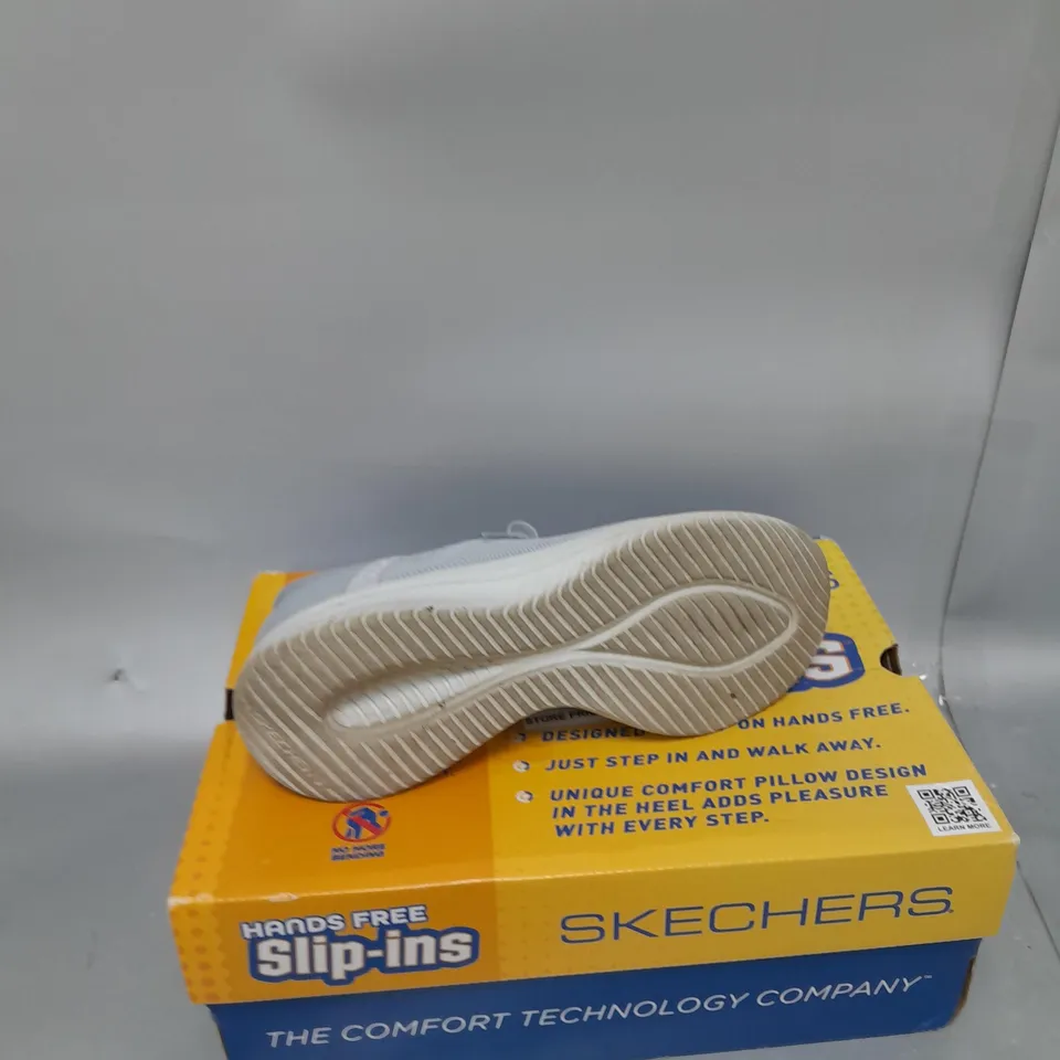 SKECHERS BRILL PATH TRAINERS - GREY - SIZE 3