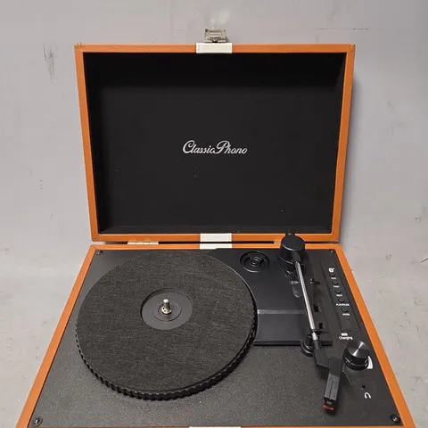 BOXED CLASSIC PHONO BY LENCO TURNTABLE WITH BLUETOOTH RECEPTION TT-120BNWH