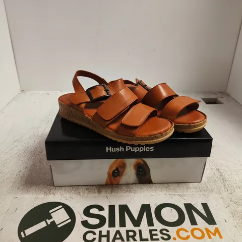 HUSH PUPPIES ELIANA SANDAL - TAN, WOMEN’S UK6 (EU 39) - BOXED