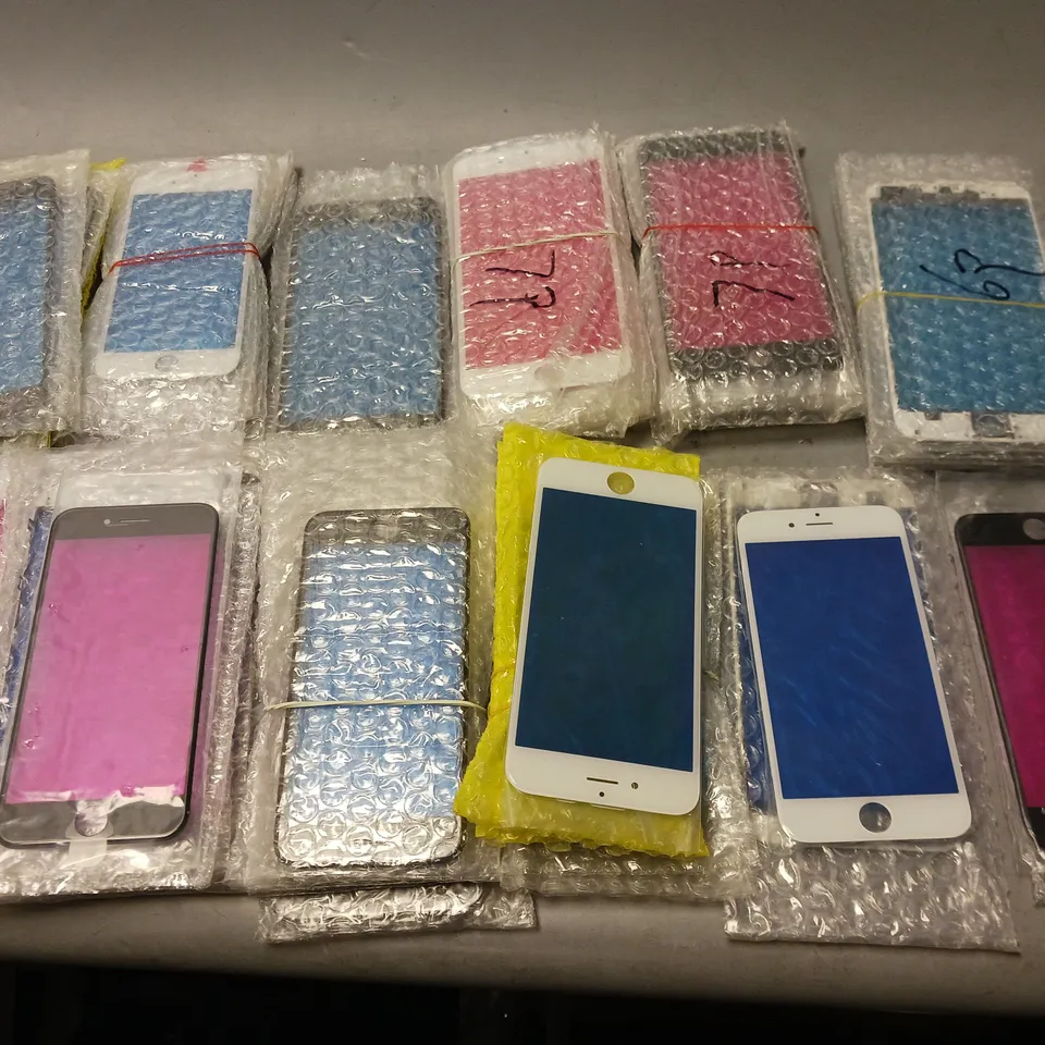 LARGE QUANTITY OF APPLE IPHONE FRONT PANELS FOR VARIOUS MODELS