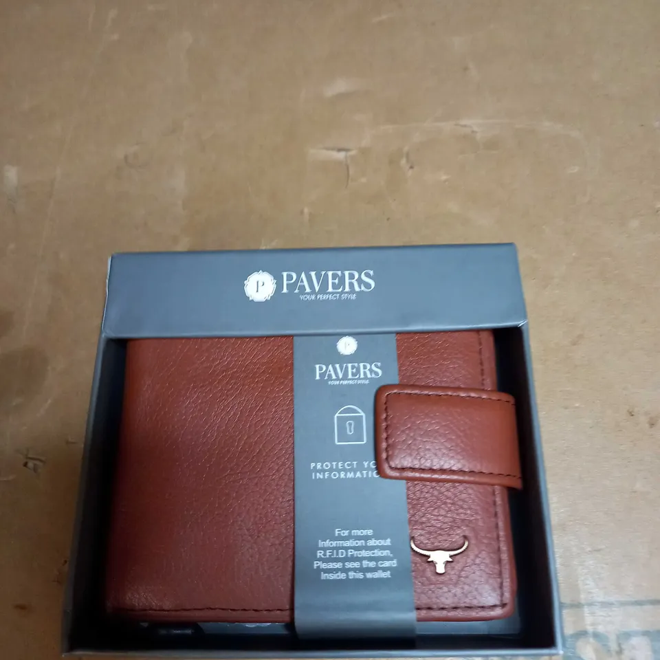 PAVERS BROWN LEATHER WALLET