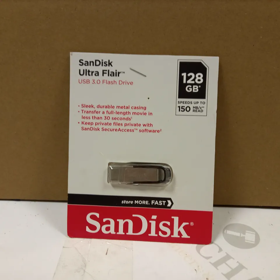 SANDISK ULTRA FLAIR USB 3.0 FLASH DRIVE