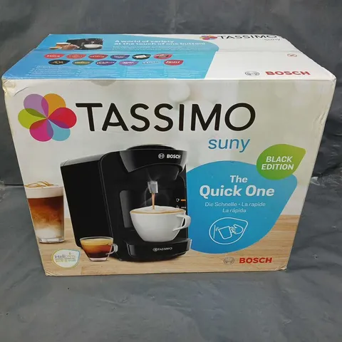 TASSIMO SUNY BLACK EDITION COFFEE MACHINE 