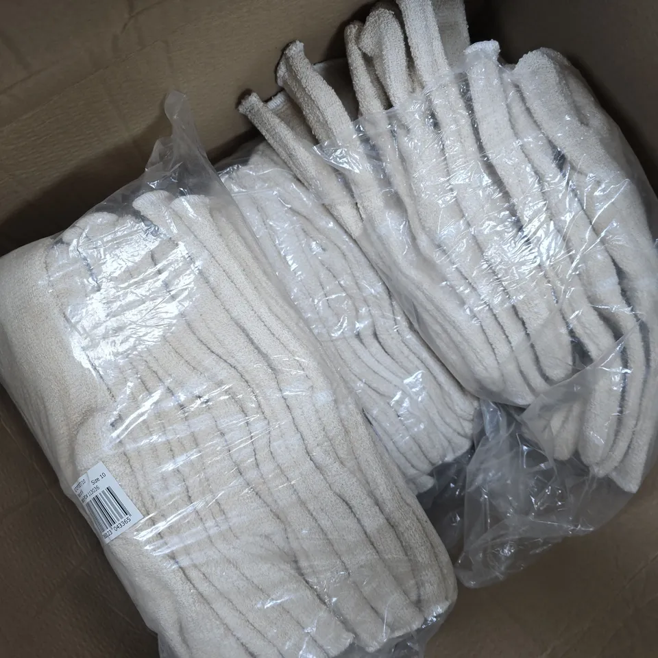 6 PACKS OF 6 ULTIMATE INDUSTRIAL HEAT RESISTANT TERRYCLOTH GAUNTLETS