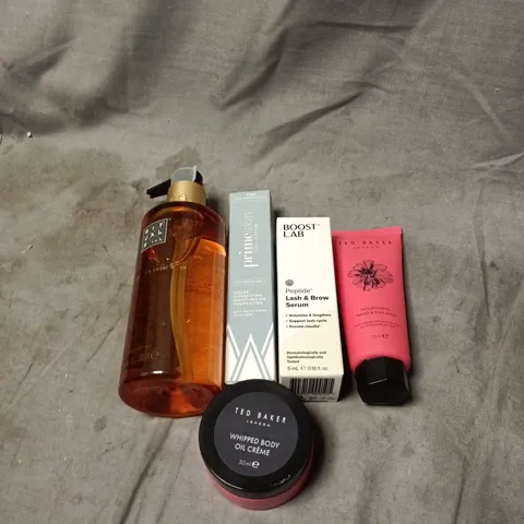 APPROXIMATELY 20 X ASSORTED COSMETIC ITEMS TO INCLUDE TED BAKER, RITUALS..., BOOST LAB, PRIME SKIN CC CREAM ET