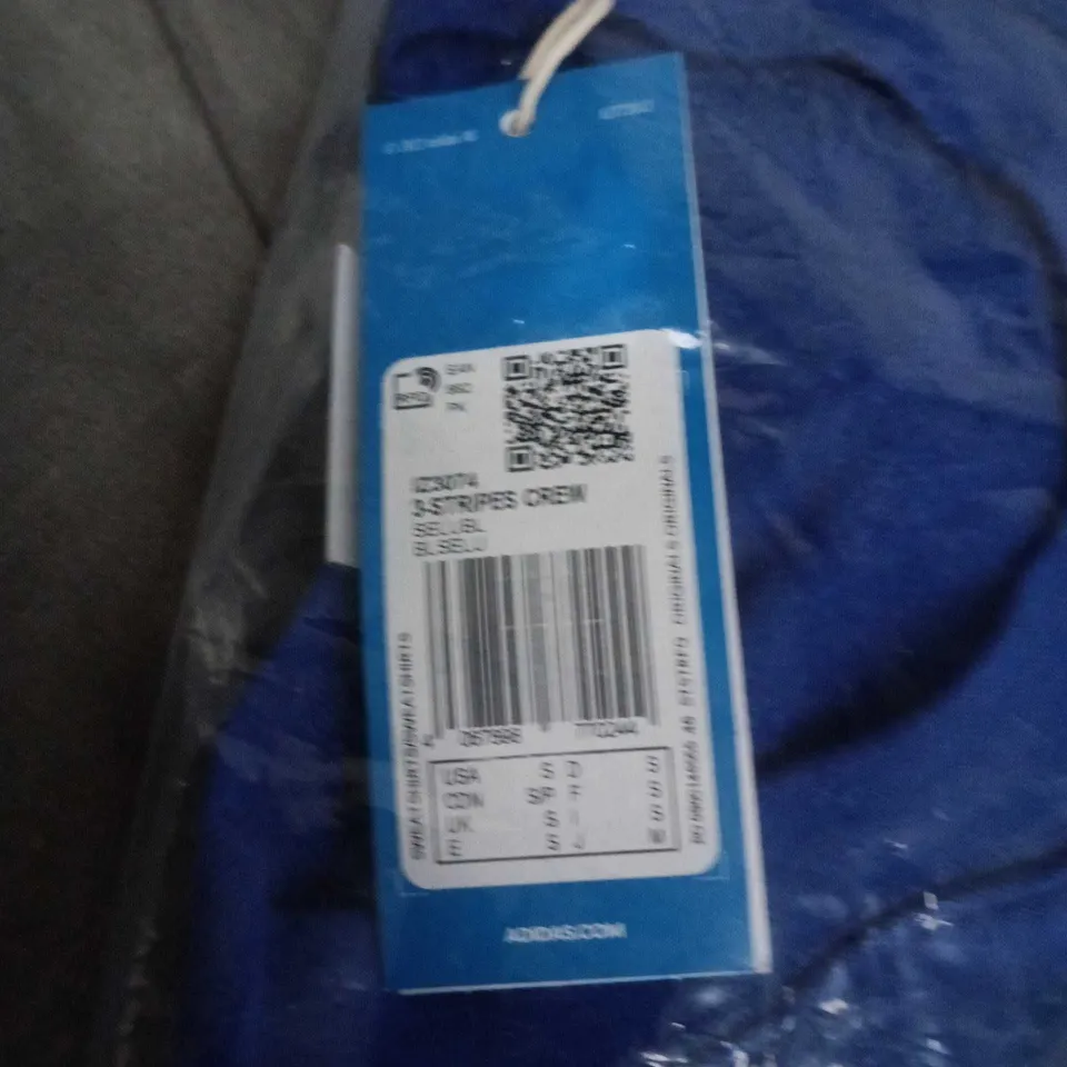 ADIDAS BLUE TRACK SWEATER SIZE S