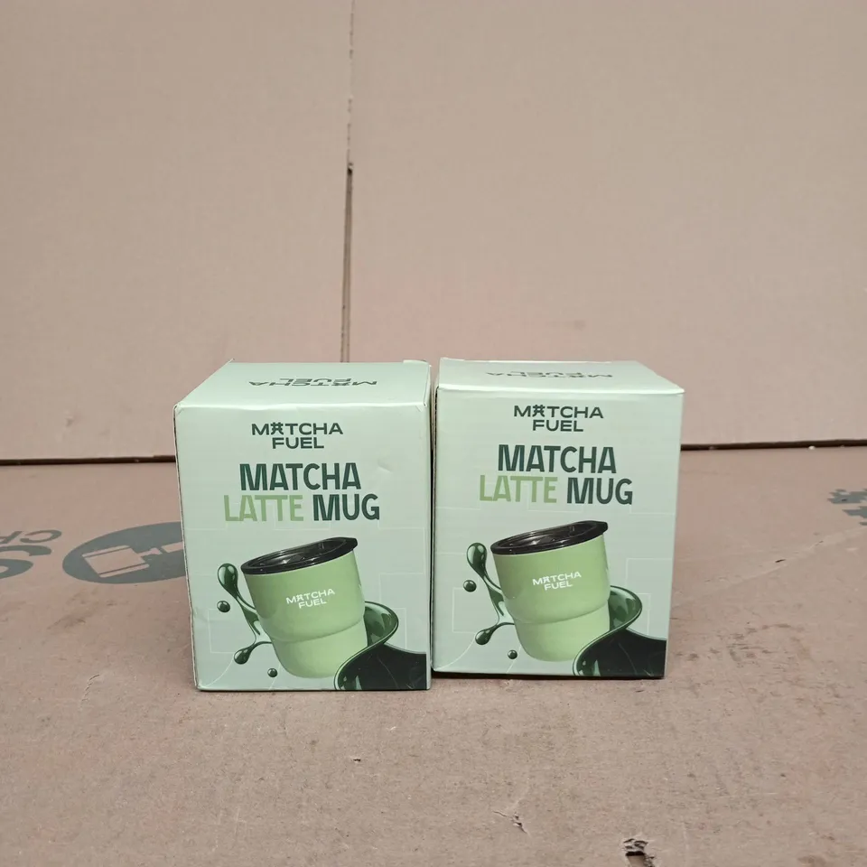 MATCHA LATTE MUG – SET OF 2, BOXED (MATCHA FUEL)
