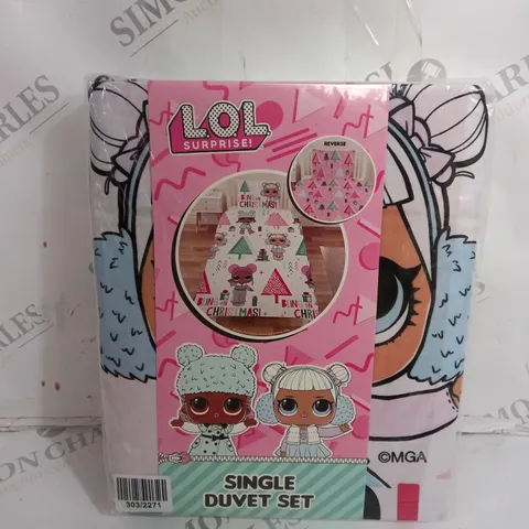 LOL SURPRISE SINGLE DUVET SET