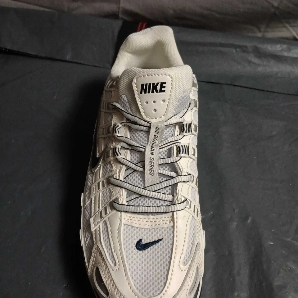 UNBOXED PAIR OF NIKE P-6000 RUNNING SHOES – WHITE/GREY - UK SIZE 5.5