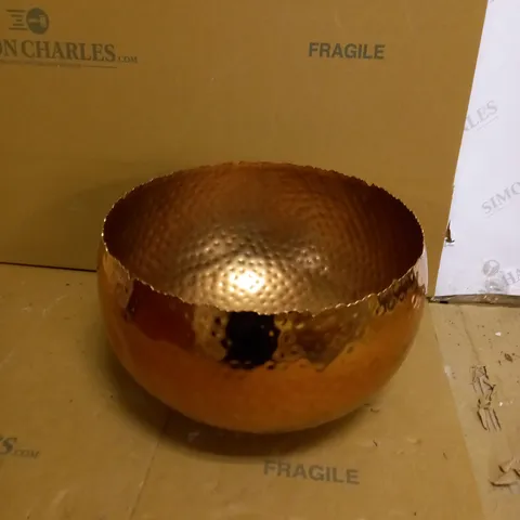 LEAF LEAF-7309 LARGE METAL BOWL PLANTER
