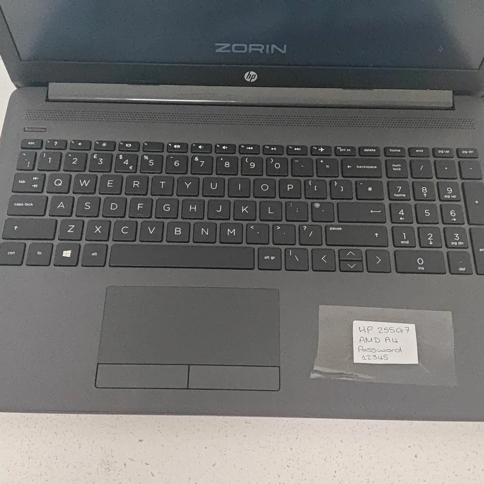 UNBOXED HP 255 G7 AMD A4 LAPTOP IN BLACK