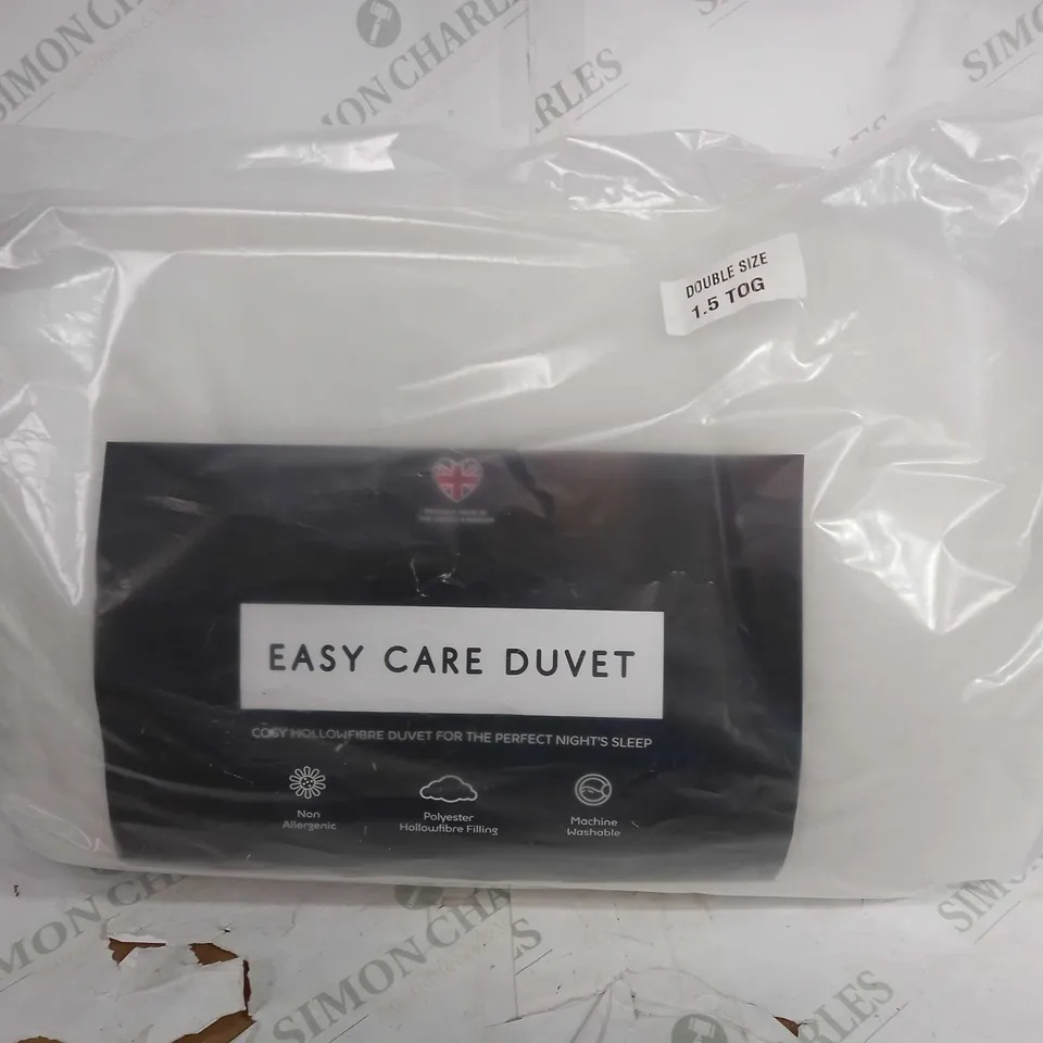 EASY CARE DUVET 1.5 TOG - SIZE DOUBLE 