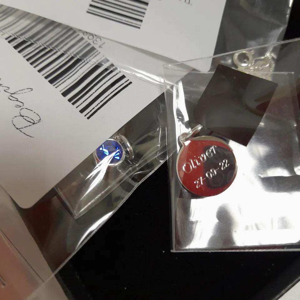 BEGINNINGS PERSONALISED STERLING SILVER PENDANT AND BIRTHSTONE NECKLACE