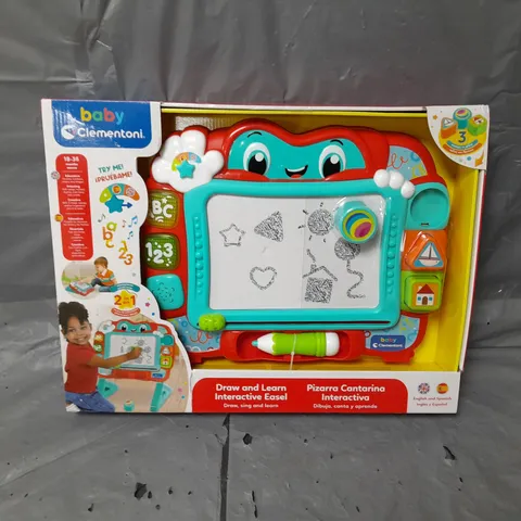 BABY CLEMENTONI - DRAW AND LEARN INTERACTIVE EASEL 