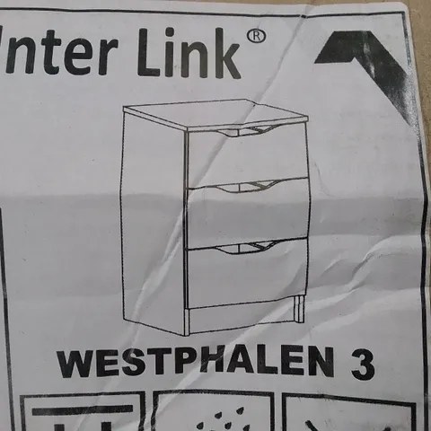 BOXED WESTPHALEN 3 - DRAWER CHEST OF DRAWERS