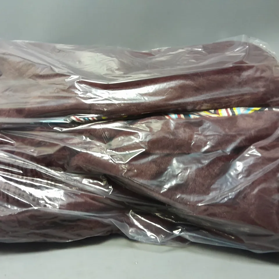 BEN DE LISI FAUX FUR COAT IN RED SIZE 12