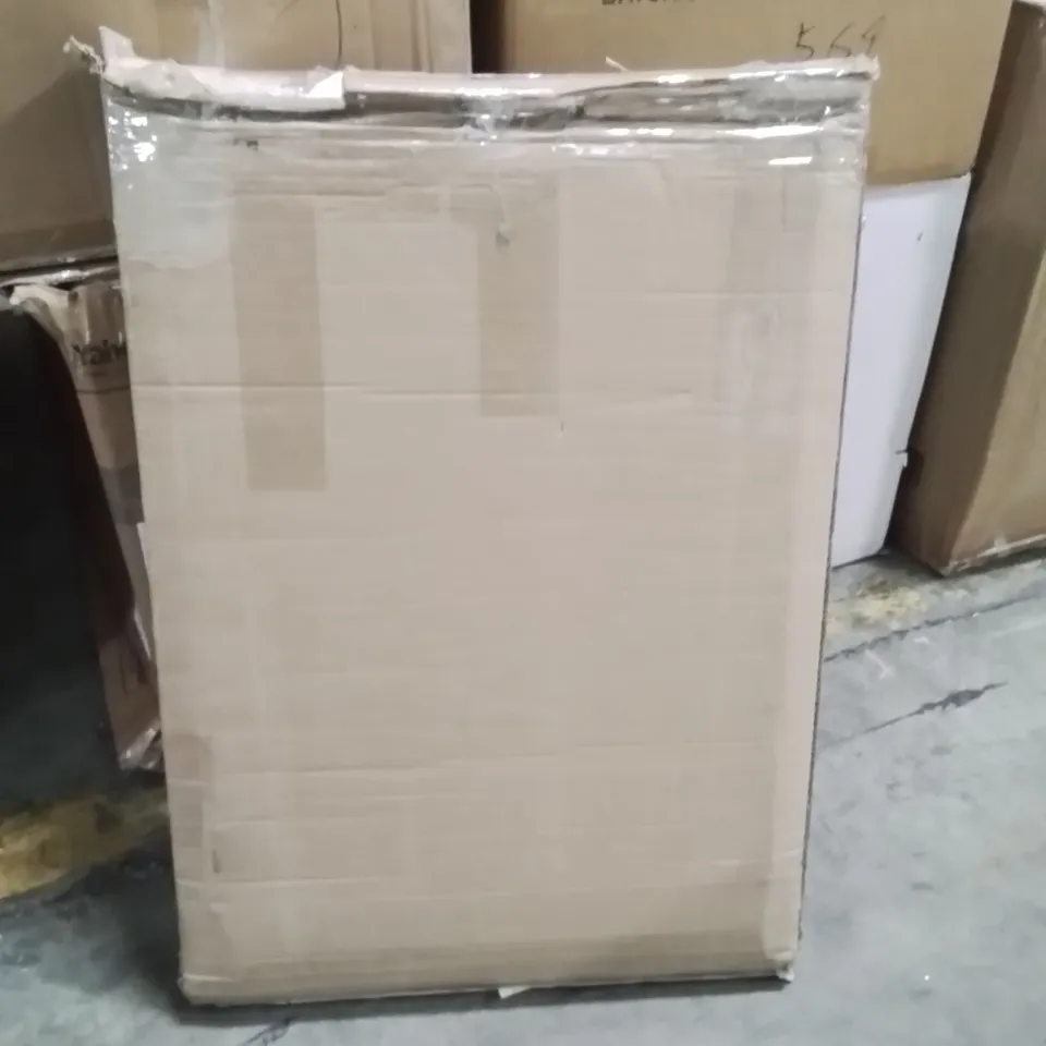 BOXED AURORA SILVER WHITE HIGH-GLOSS HANGING NIGHT TABLE